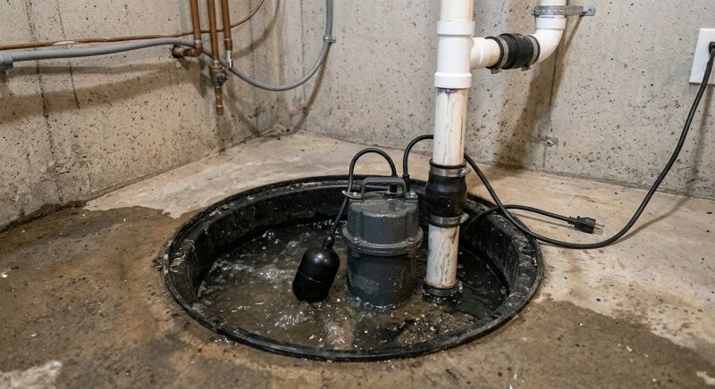 Sump Pump Relocation in Framingham, MA