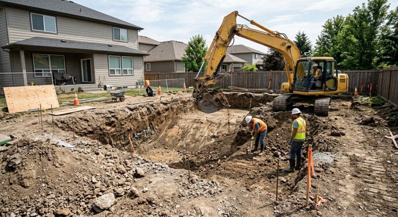Basement Excavation in Atlanta, GA