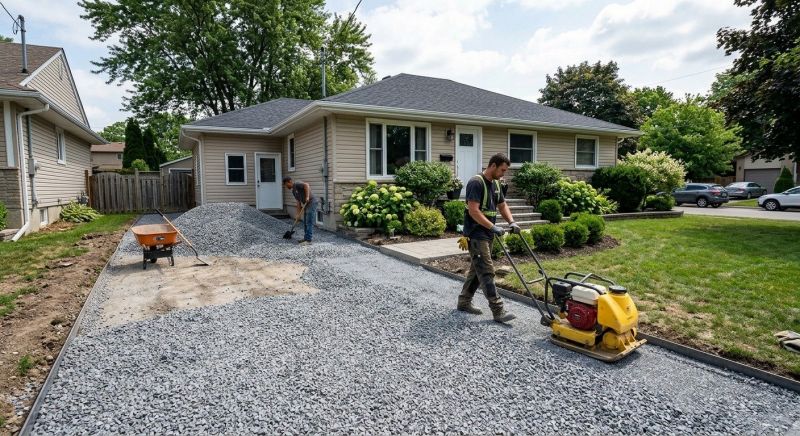 Gravel Patio Installation in Waldorf, MD