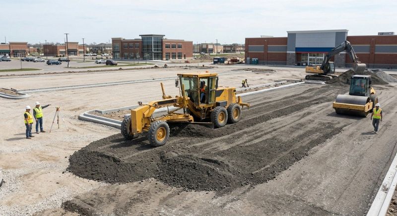 Parking Lot Leveling in Layton, UT