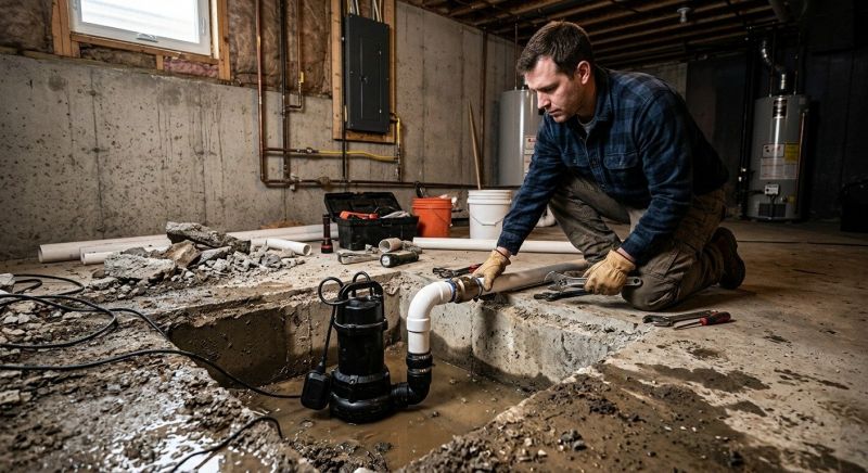 Sump Pump Relocation in Mobile, AL